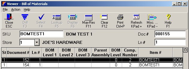 Bom Decoder Using the Invoiced BOM Viewer