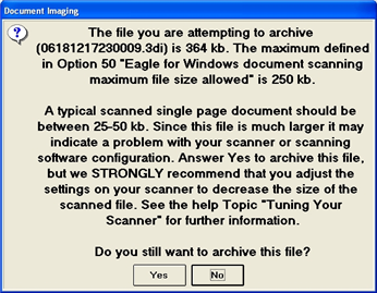 Scan It Message Tuning Your Scanner