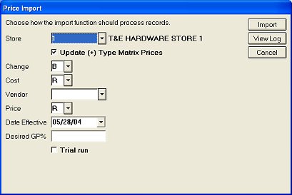 Price Import Designer to Map and Import Files