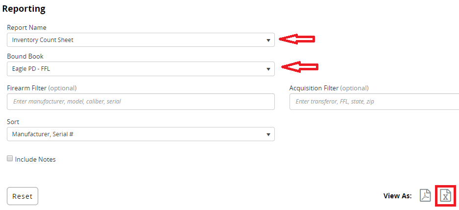 excel shotgun serial number lookup