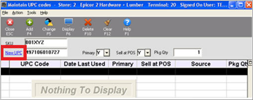 Create UPC Codes for Items without a UPC