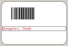 Label Manager: Print POS User Scan Cards