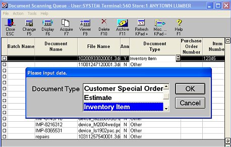 Modify Attributes in Document Scanning Queue