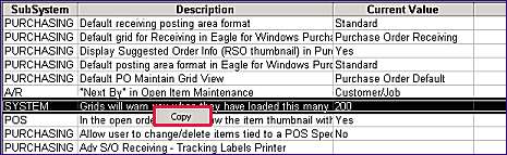 Copying Data in a Grid