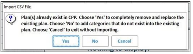 Category Price Plan Import